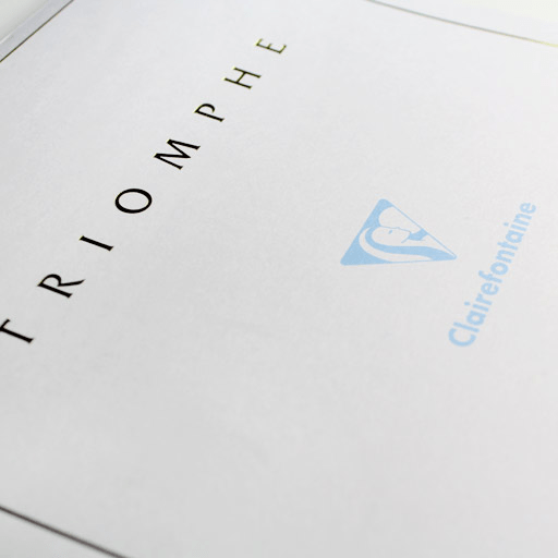 CLAIREFONTAINE Triomphe Blank Notepad 90gsm A4 x 50