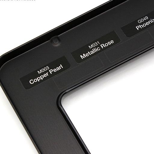 COLIRO 22-Pan Empty Metal Box Black