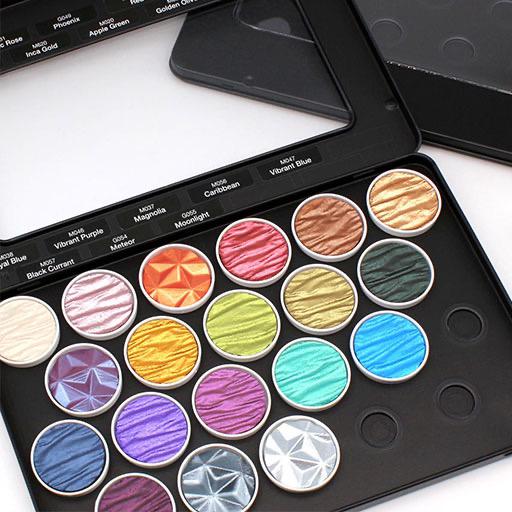 COLIRO 22-Pan Empty Metal Box Black