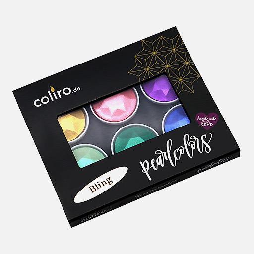COLIRO Pearl Watercolor 30mm Bling Set x 6
