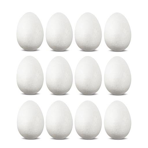 CRAFT MEDLEY Foam Egg 5cm x 12