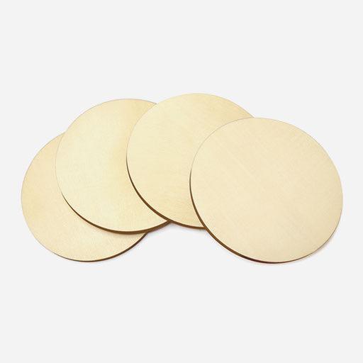 CRAFT MEDLEY Wood Coaster Round 9.5cm x 4