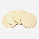 CRAFT MEDLEY Wood Coaster Round 9.5cm x 4