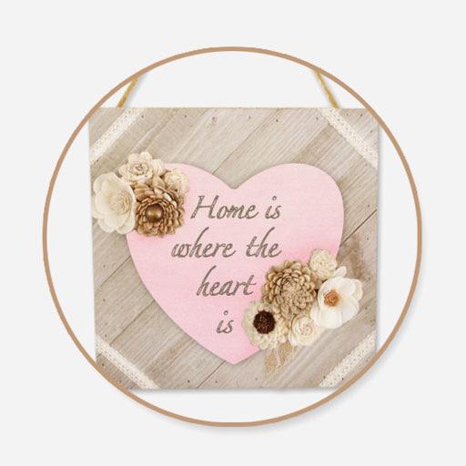 CRAFT MEDLEY Wood Cut Outs Heart x 3