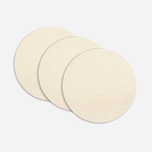 CRAFT MEDLEY Wood Cut Outs Round x 3