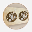 CRAFT MEDLEY Wood Cut Outs Round x 3