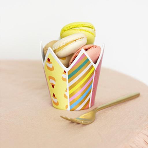 DECOPATCH Foil Effect Texture Paper 30cm x 40cm x 4 Gourmet Boudoir