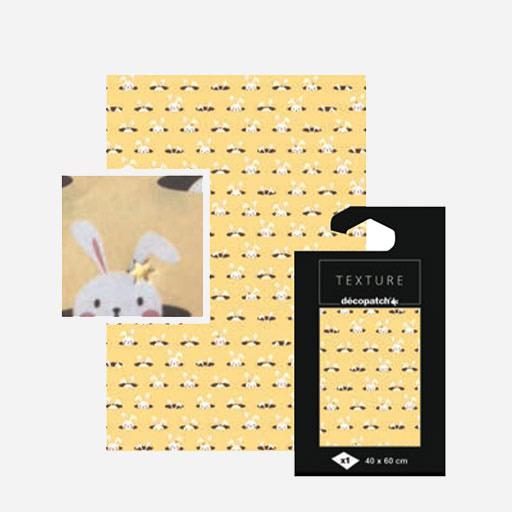DECOPATCH Texture Paper 40cm x 60cm Rabbit Hole