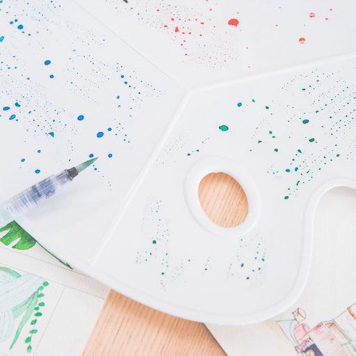 DELI 3-Well Plastic Palette