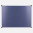 DELI Aluminium Frame Dry Erase White Board 120cm x 90cm