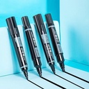 DELI Permanent Bullet/Chisel Twin Marker