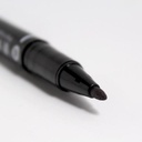 DELI Permanent Twin Marker Black