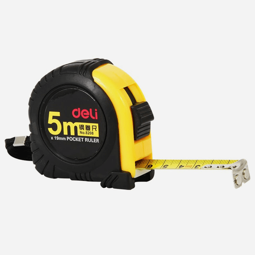 DELI Pocket Ruler Tape Measure 19mm x 5m