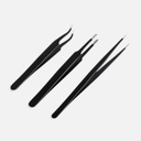DELI Stainless Steel Tweezer Set x 3