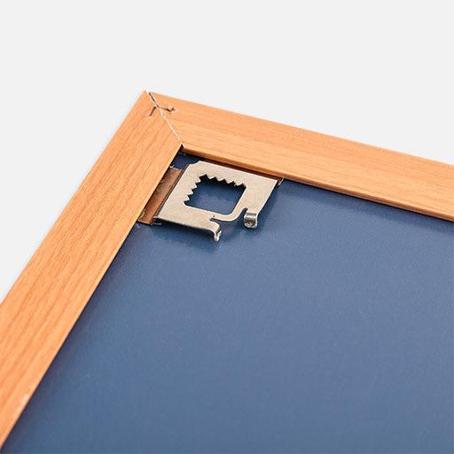 DELI Wooden Frame Cork & White Board 60cm x 90cm