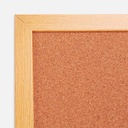 DELI Wooden Frame Cork Board 40cm x 60cm
