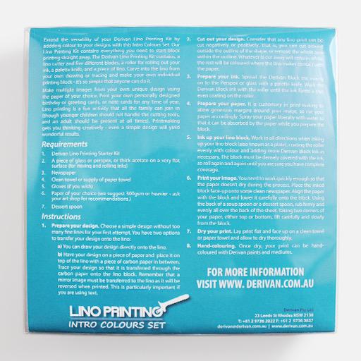 DERIVAN Block Ink 75ml Introduction Set x 5