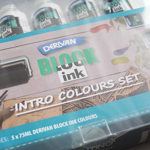 DERIVAN Block Ink 75ml Introduction Set x 5