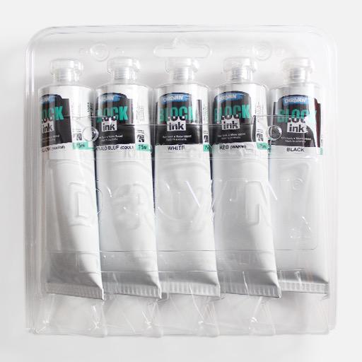 DERIVAN Block Ink 75ml Introduction Set x 5