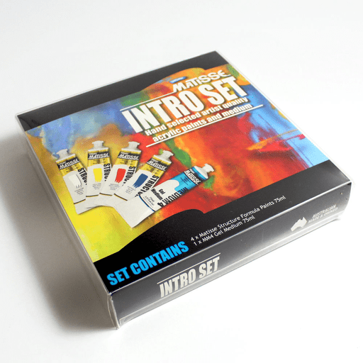 DERIVAN Matisse Structure Acrylic 75ml Intro Set x 5