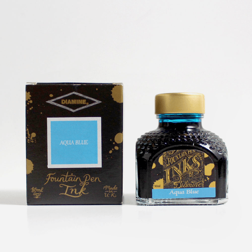DIAMINE Fountain Pen Ink 80ml Aqua Blue