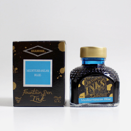 DIAMINE Fountain Pen Ink 80ml Mediterranean Blue