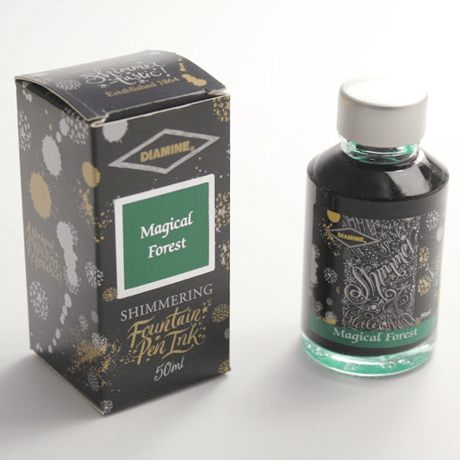 DIAMINE Shimmering Fountain Pen Ink 50ml Magical Forest