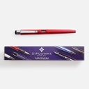 DIPLOMAT Magnum Burned Red Fountain Pen Extra Fine