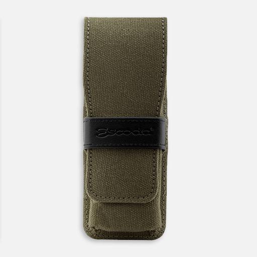 ESCODA Watercolor Synthetic Travel Brush Green Set x 3