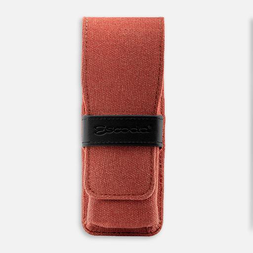 ESCODA Watercolor Synthetic Travel Brush Red Set x 3