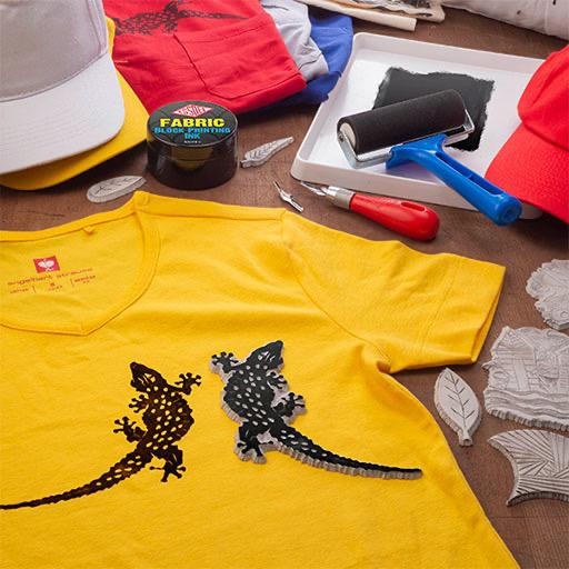 ESSDEE Fabric Lino Printing Set x 11