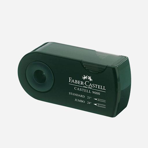 FABER-CASTELL 2-Hole Pencil Sharpener Green