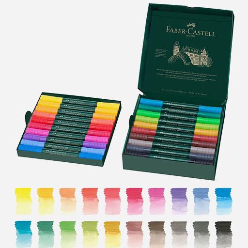 FABER-CASTELL Albrecht Durer Watercolor Marker Set x 20