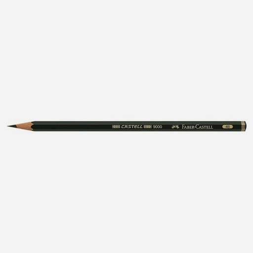 FABER-CASTELL Castell 9000 Graphite Pencil 4B