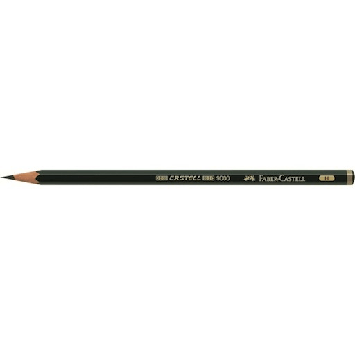 FABER-CASTELL Castell 9000 Graphite Pencil H