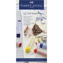FABER-CASTELL Creative Studio Soft Pastel Set (Full Length) x 12