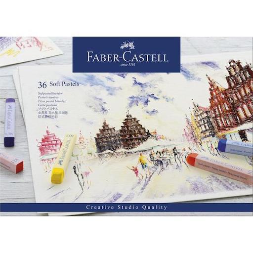 FABER-CASTELL Creative Studio Soft Pastel Set (Full Length) x 36