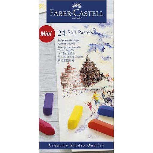 FABER-CASTELL Creative Studio Soft Pastel Set (Half Length) x 24