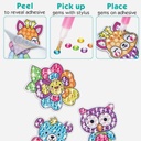 FABER-CASTELL Creativity For Kids Big Gem Diamond Painting Woodland Creatures