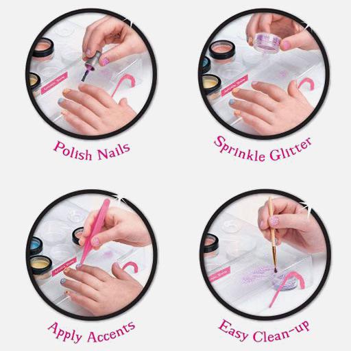 FABER-CASTELL Creativity For Kids Glitter Nail Art