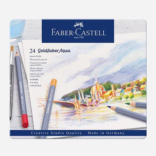 FABER-CASTELL Goldfaber Aqua Watercolor Pencil Set x 24