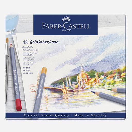 FABER-CASTELL Goldfaber Aqua Watercolor Pencil Set x 48