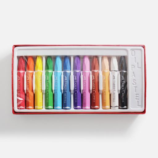 FABER-CASTELL Hexagonal Oil Pastel Set x 12