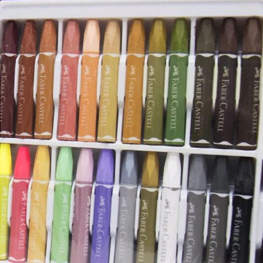 FABER-CASTELL Hexagonal Oil Pastel Set x 50