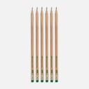FABER-CASTELL Naturals Graphite Pencil 2B Set x 6