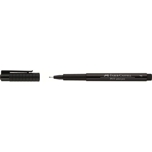 FABER-CASTELL Pitt Artist Pen F Fineliner (0.5mm) Black