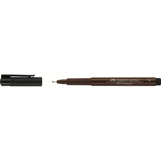 FABER-CASTELL Pitt Artist Pen F Fineliner (0.5mm) Sepia