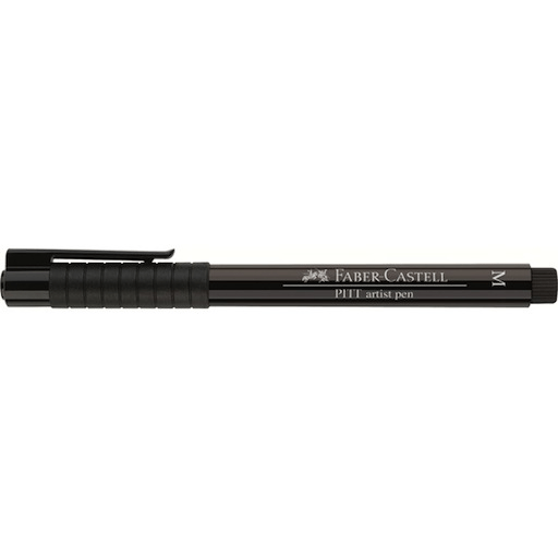 FABER-CASTELL Pitt Artist Pen M Fineliner (0.7mm) Black