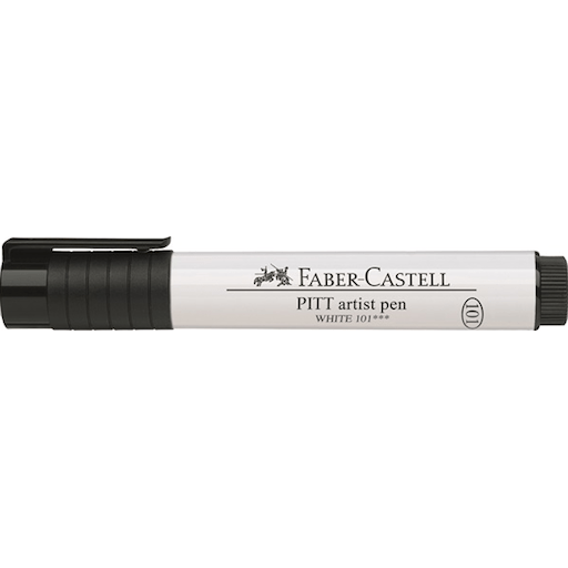 FABER-CASTELL Pitt Artist Pen White (2.5mm)