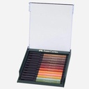 FABER-CASTELL Pitt Brush Pen Earth Tones Set x 12
